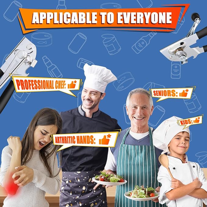 Can Opener Manual, ICEKATI Commercial Heavy Duty Can Opener - Image 6