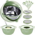 4-1 Strainer with Bowl & Spoons Set by Balavina