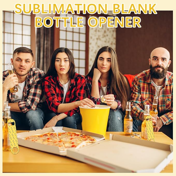 4 Pcs Sublimation Bottle Opener Blanks, Personalized Sublimation Blank Products - Image 6