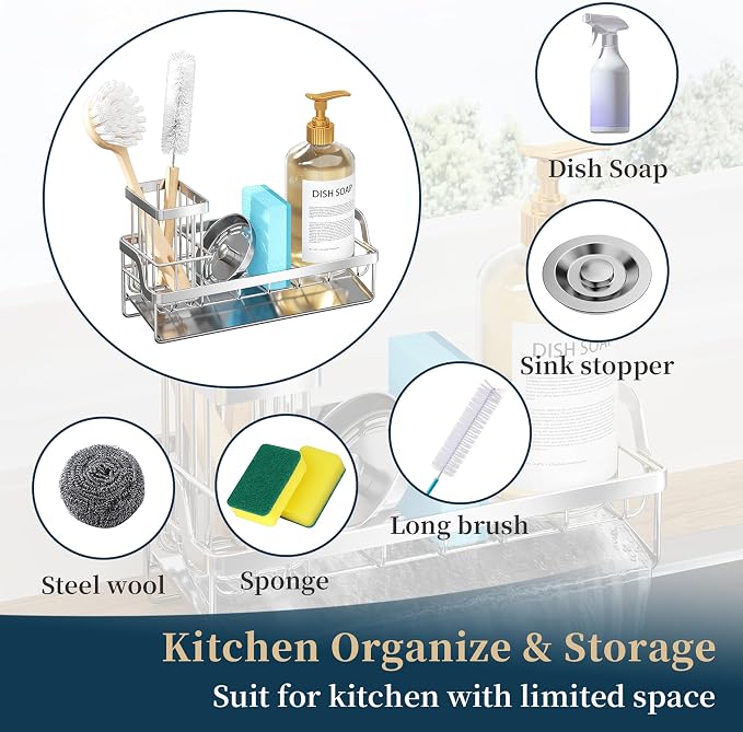 Consumest Sponge Holder for Kitchen Sink - Image 7