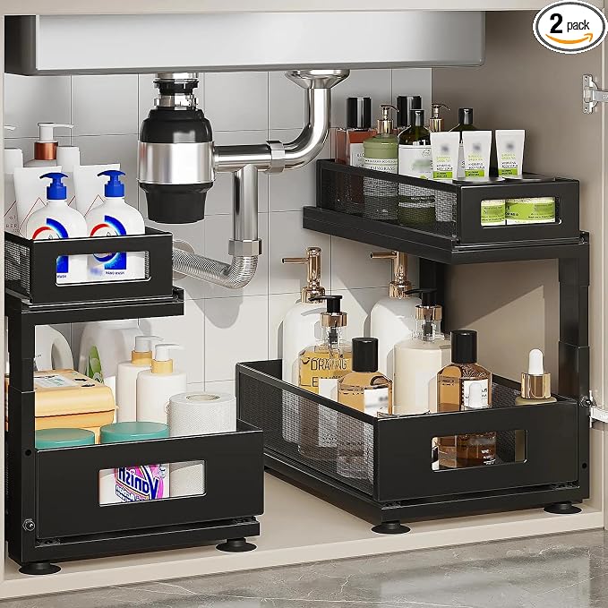 2 Pack Under Sink Organizer by Corbyles