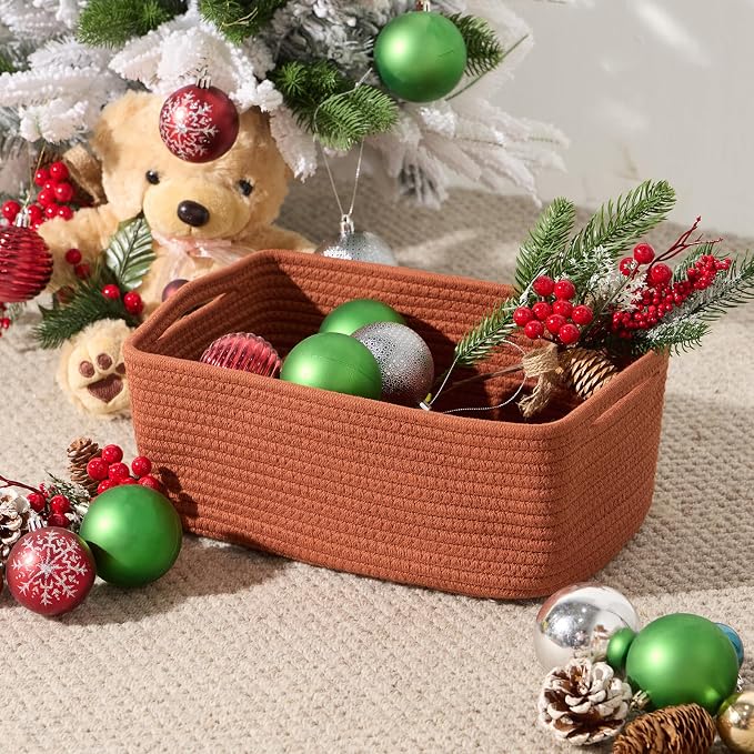 MiniArk Small Storage Baskets for Organizing | Closet Organizer Bins | Shelf - Image 4