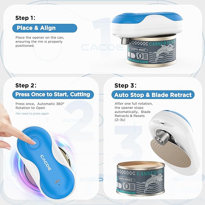 CACOE Automatic Smart Electric Can Opener - Image 9