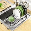 Small Dish Drying Rack, Expandable Sink Dish Rack Over Sinks, Dish Drainer by CosyPic