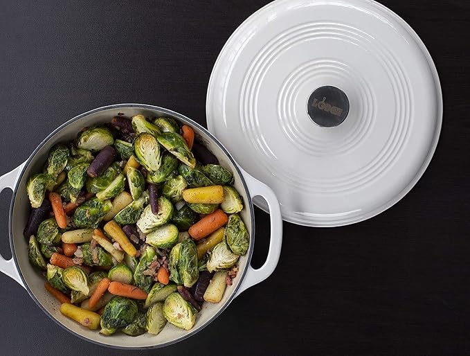 Lodge 3 Quart Enameled Cast Iron Dutch Oven - Image 7