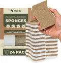 Plant-Based Kitchen Sponges | USDA Biobased Certified | FSC & PETA Approved | by EcoFox