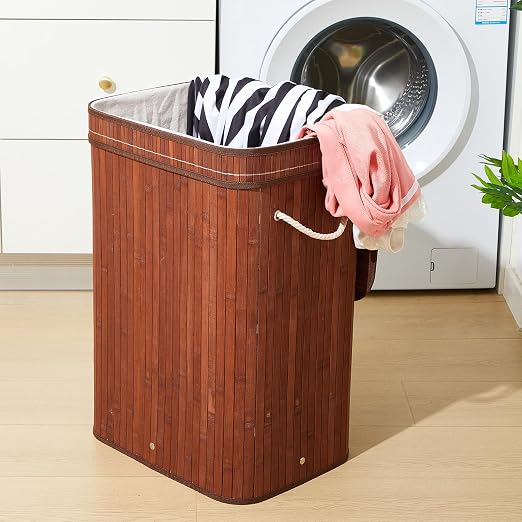 1 Pack 21 Gallon Bamboo Slim Trash Can - Image 7