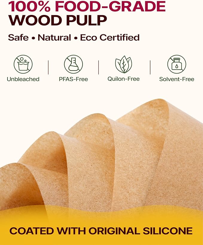 Katbite Parchment Paper Sheets 360 PCS, 12x16 Inches Precut Unbleached Baking - Image 3