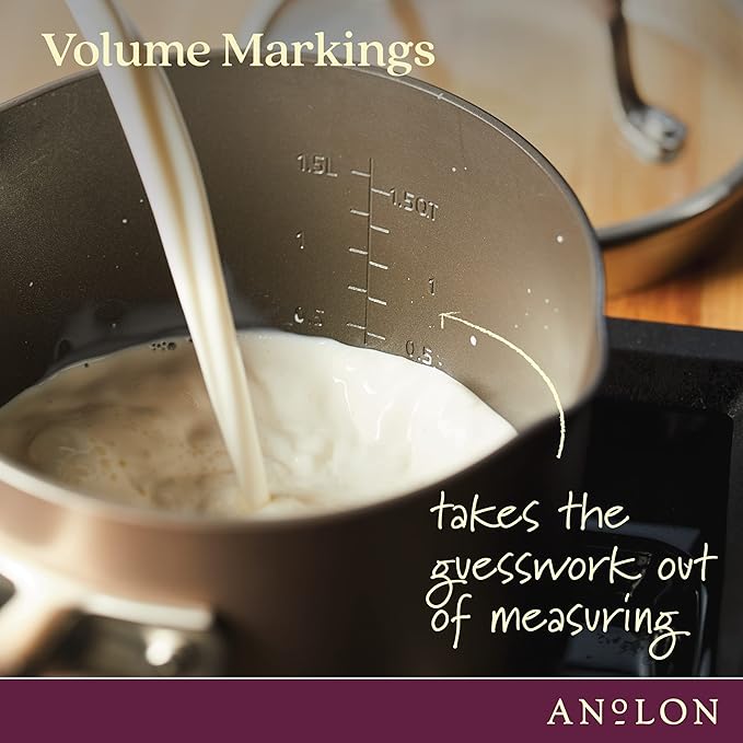 Anolon Advanced Home Hard Anodized Nonstick Sauce Pan/Saucepan - Image 5