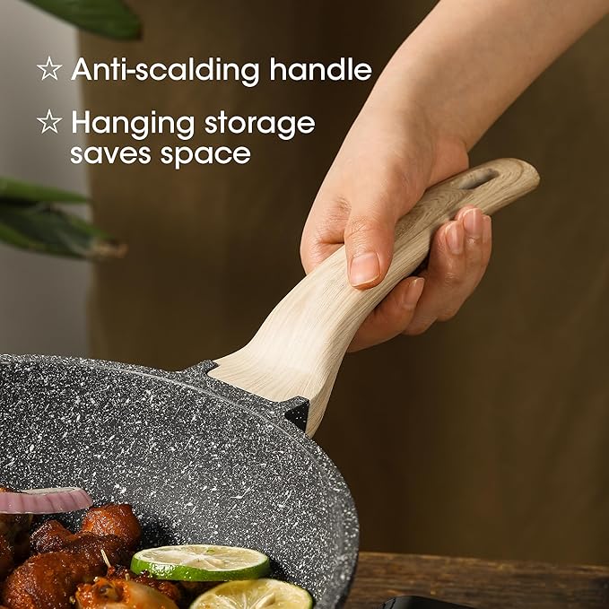 CAROTE 12.5 Inch Nonstick Deep Frying Pan - Image 7