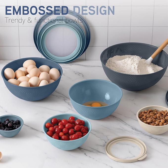 COOK WITH COLOR Mixing Bowls with Lids - Image 3