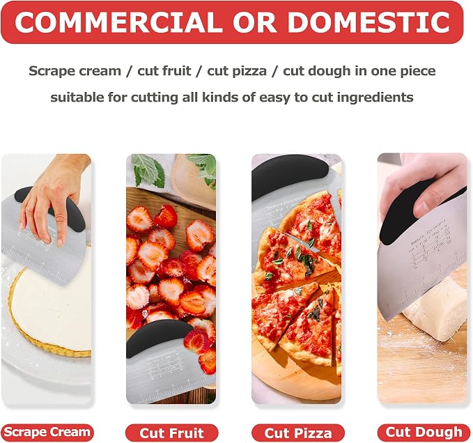 Pastry Cutter Dough Scraper Dough Cutter Scraper Tool Kitchen Pastry Blender - Image 3