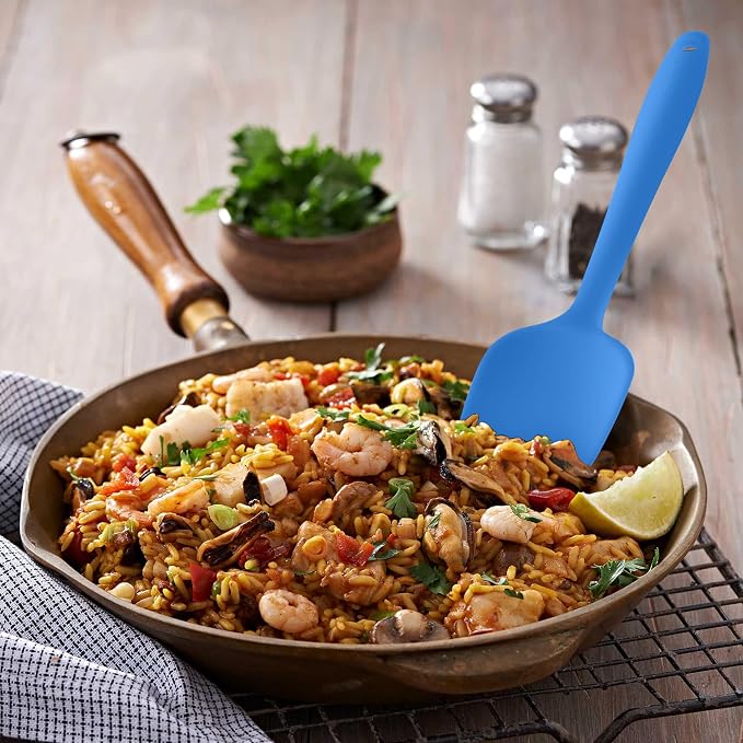 Silicone Spatulas Set Turners Tongs Cooking Utensils Set High Heat Resistant - Image 6