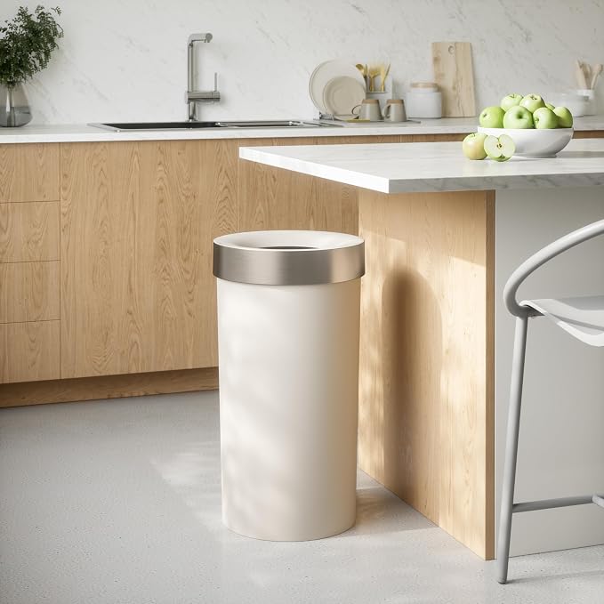 Umbra Vento Kitchen Trash Can – Large 16 Gal Open Top Garbage Can - Image 7