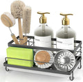 Cisily Gray Sponge Holder for Kitchen, Sink Caddy Sink Organizer Rack for by CISILYHOMELIFE