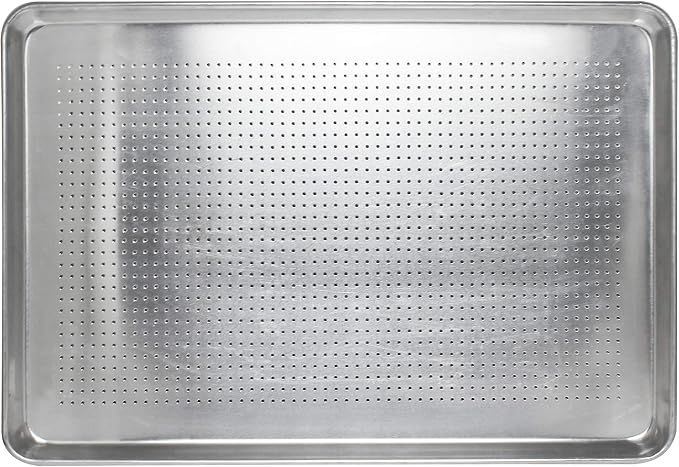 Excellante 18" X 26" Full Size Aluminum Sheet Pan, Perforated, Comes In Each by 9grace