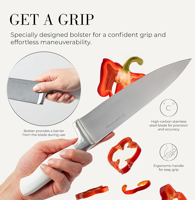 Styled Settings White Knife Set - Image 9