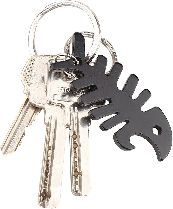 SWATOM Fish Bone 6PCS Bottle Opener Keychain Beer Openers Tool Key Chain Ring - Image 6