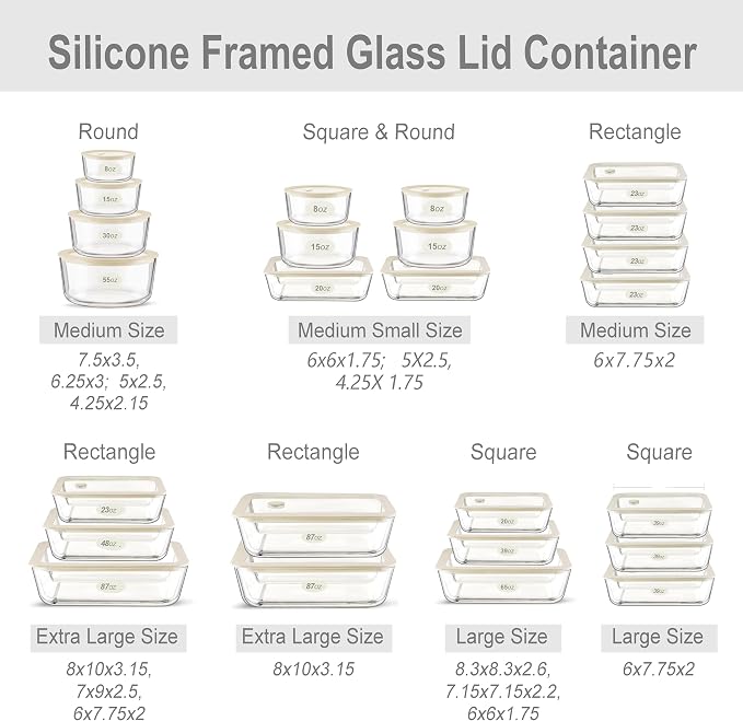 Urban Green Glass Food Container Set - Image 3