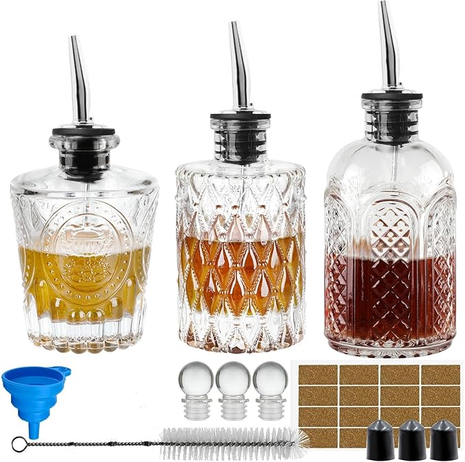 Syrup Bottle Set of 3 by INFTYLE