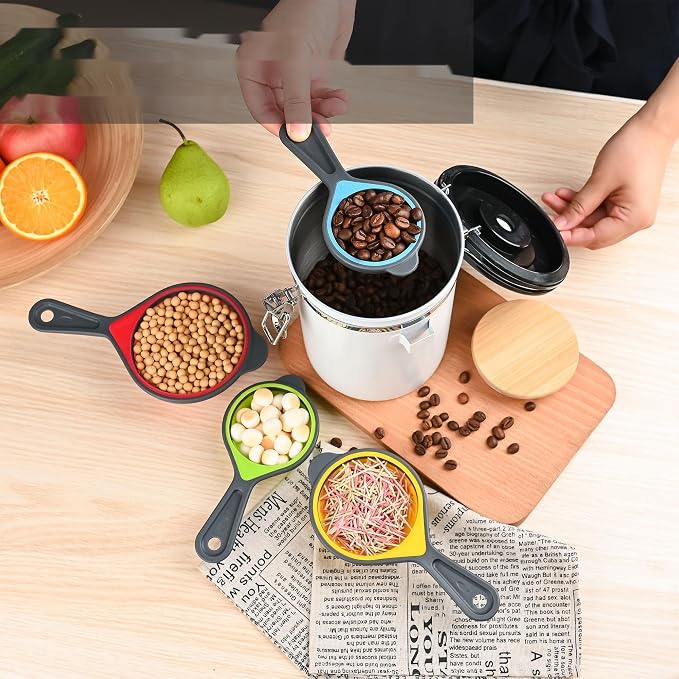 Measuring Cups and Spoons set, Collapsible Measuring Cups, 8 pieces Measuring - Image 5