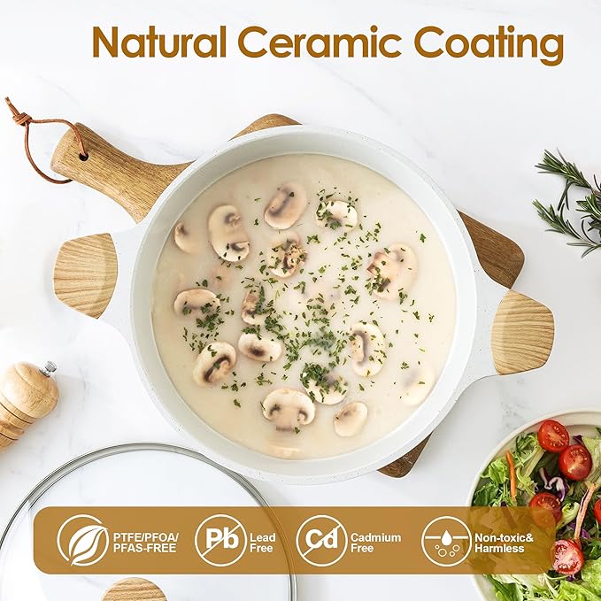 SENSARTE Ceramic Nonstick Stock Pot - Image 2