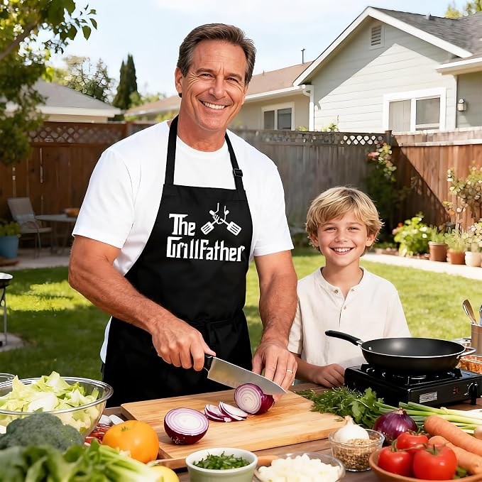 Grill Aprons for Men Dad - Image 6