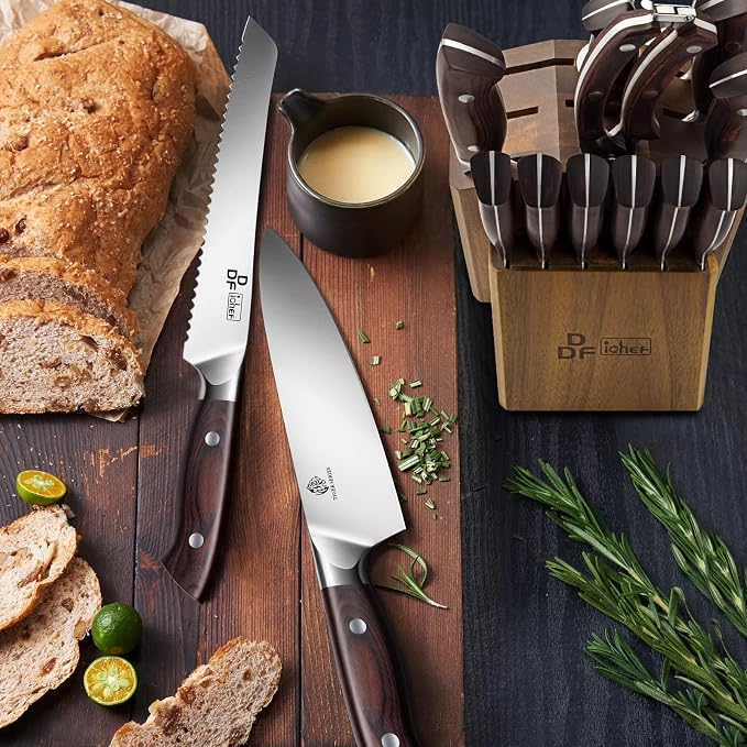 DDF iohEF Kitchen Knife Set, 16-Piece Knife Sets - Image 8