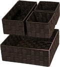 Posprica Woven Storage Baskets for Organizing, Small Baskets Cube Bin Container by Posprica