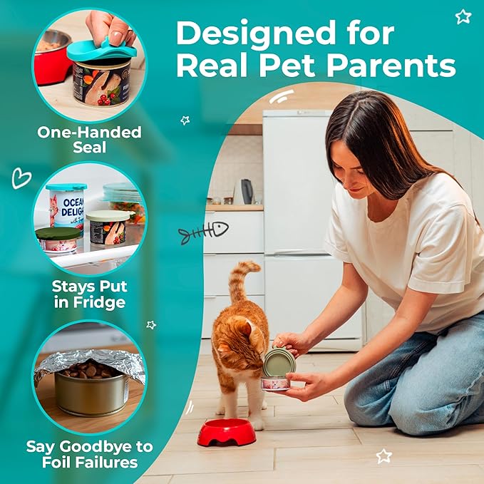 3 Pack Universal Pet Food Can Covers Lids - Image 4