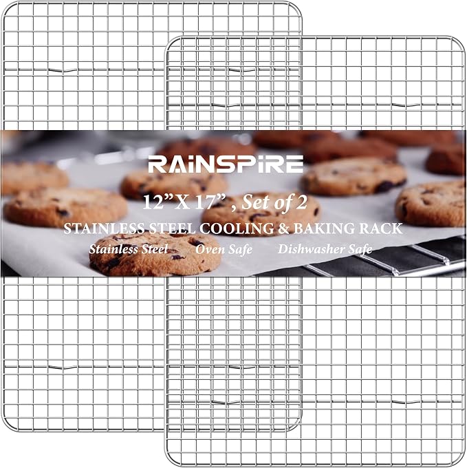 Rainspire Cooling Rack Stainless Steel, Heavy Duty Cooling Racks by Rainspire