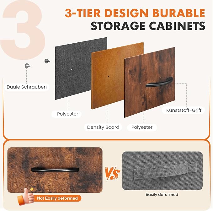 Sweetcrispy 5 Drawer Dresser - Image 6