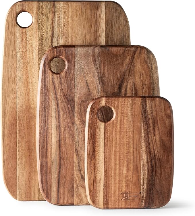 Acacia Wood Cutting Boards Set of 3 by JFJAMESF