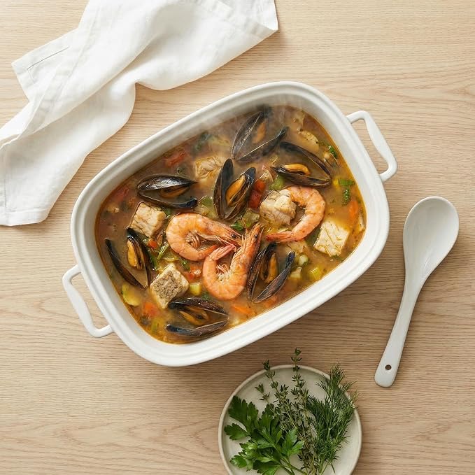 12" x 8" Ceramic Casserole Dish - Image 7