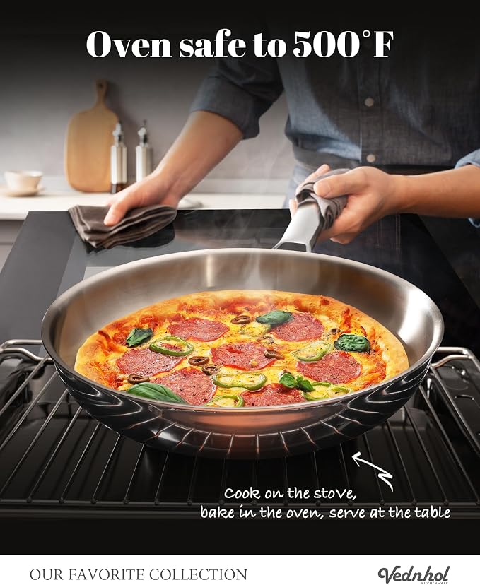 Stainless Steel Frying Pan Set - Image 5