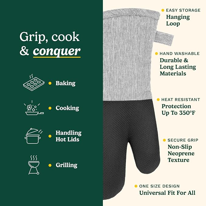 Cuisinart Kitchen Oven Mitts – Heat-Resistant Kitchen Mitts - Image 5