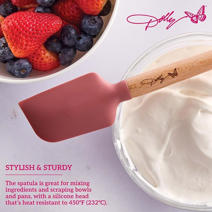 Dolly Parton Mini Spatula and Rolling Pin Set, 2 Piece - Image 4