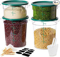 2QT&4QT NSF Round Food Storage Containers by SVKLHY