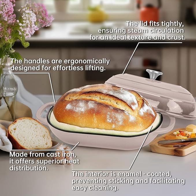 Premium Enameled Cast Iron Dutch Oven - Image 6