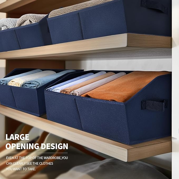 Homsorout Closet Baskets for Shelves Trapezoid - Image 4