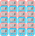 Timer for Kids Teachers Digital Kitchen Timers for Cooking Large Magnetic by AOUCE