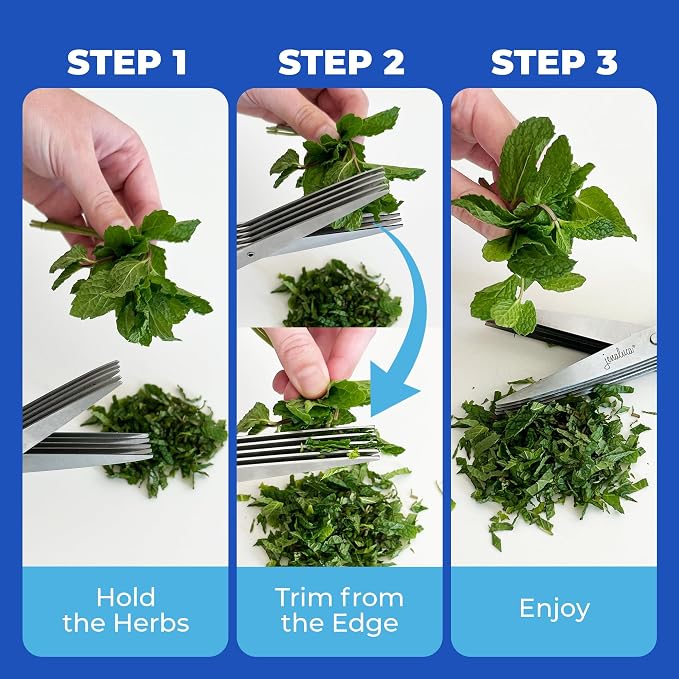 Jenaluca 5 Blade Herb Scissors - Image 7