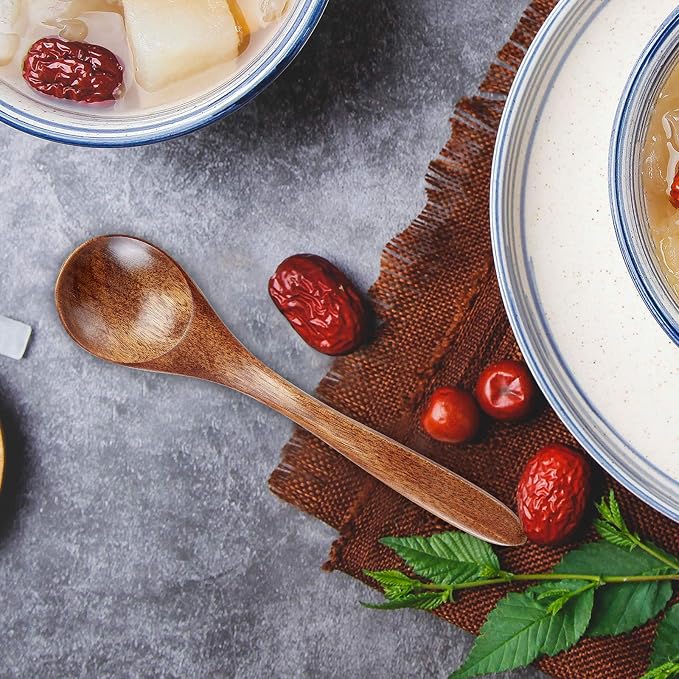 Sevensun Small Wooden Teaspoon, Condiments, Spoons - Image 7
