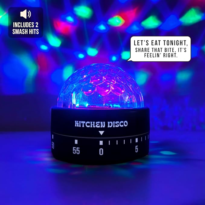 Gift Republic Kitchen Disco Light Up Timer – 60-Minute Countdown, Plays 2 Disco - Image 3