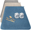 3 Pack XXL Dish Drying Mats, 24×17" Absorbent Microfiber Dishes Drainer Mats by Ysanciuu