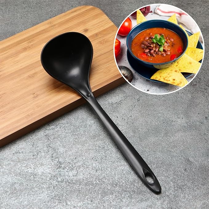 40 Pack Plastic Ladle Spoons, 1.5 Oz Solid Durable Disposable Serving Spoons - Image 7