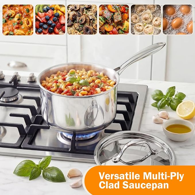 Cooks Standard Stainless Steel Sauce Pan - Image 7