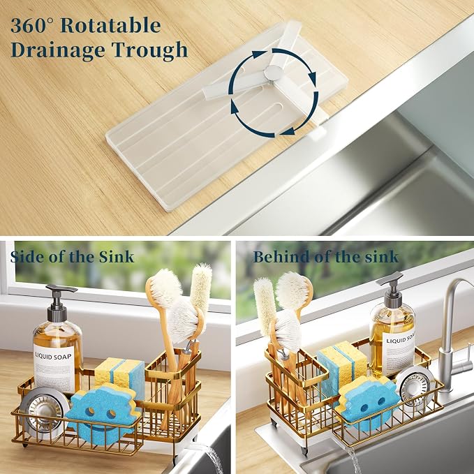 Consumest Sponge Holder for Kitchen Sink - Image 2