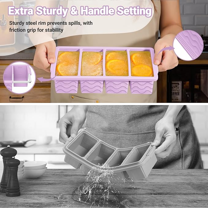 Doasuwish Silicone Freezer Tray - Image 4