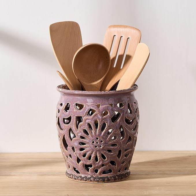 Farmhouse Kitchen Utensil Holder by JHJIEMEIHOME
